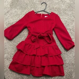 Rare editions sparkly red dress! —Perfect for Christmas! Size 3T.